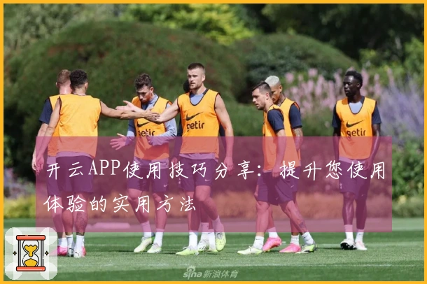 开云APP使用技巧分享：提升您使用体验的实用方法